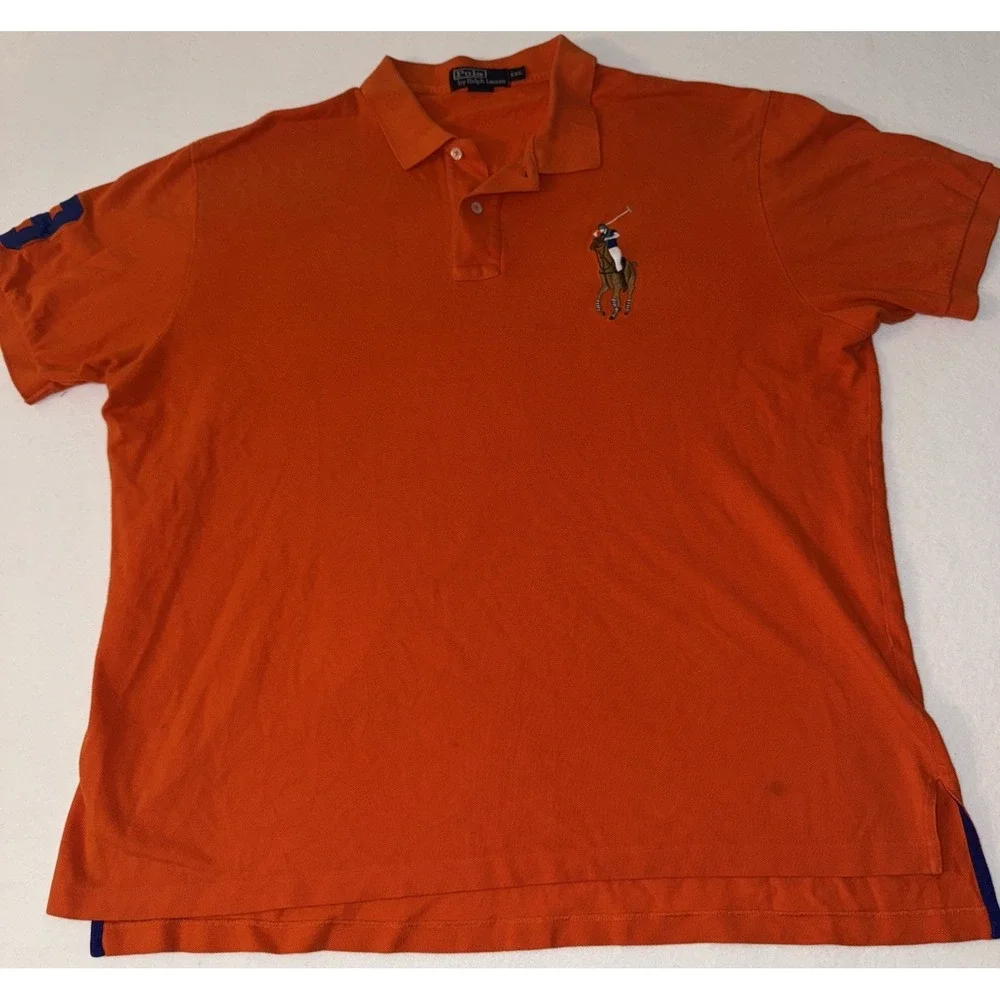Vintage Polo Ralph Lauren Orange Polo/size 2XL
